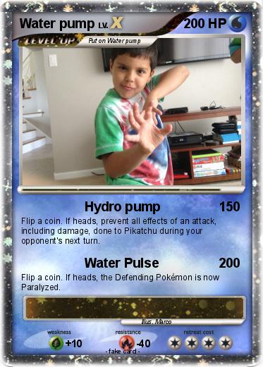 Pokemon Water pump