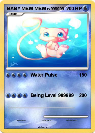 Pokemon BABY MEW MEW