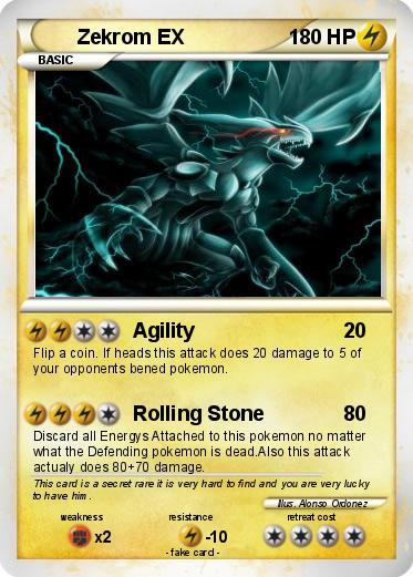 Pokemon Zekrom EX