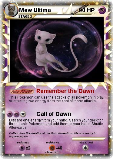 Pokemon Mew Ultima