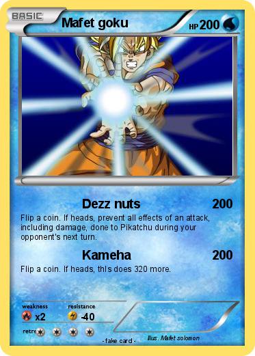 Pokemon Mafet goku