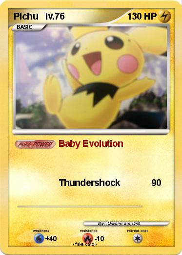 Pokemon Pichu   lv.76