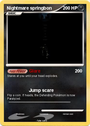 Pokemon Nightmare springbon