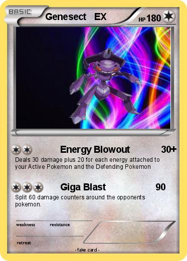 Pokemon Genesect   EX