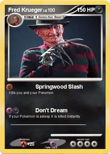 Pokemon Fred Krueger