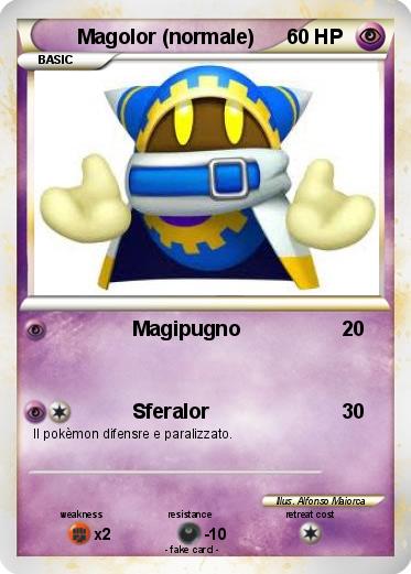 Pokemon Magolor (normale)