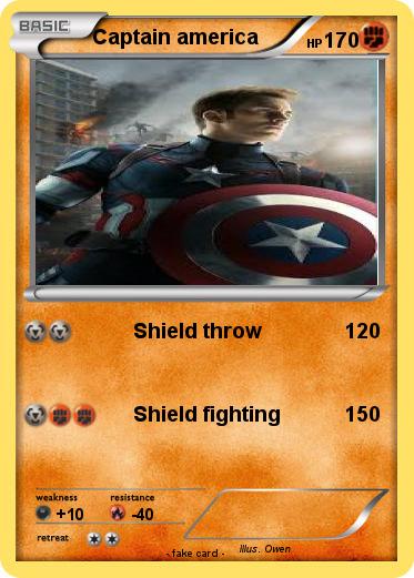 Pokemon Captain america
