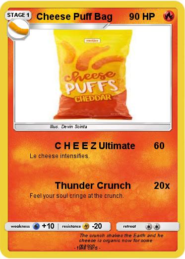 Pokemon Cheese Puff Bag