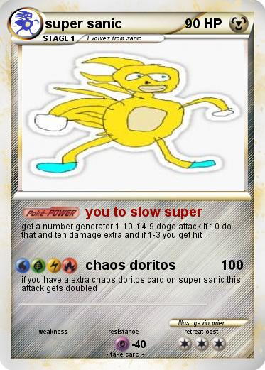 Pokemon super sanic