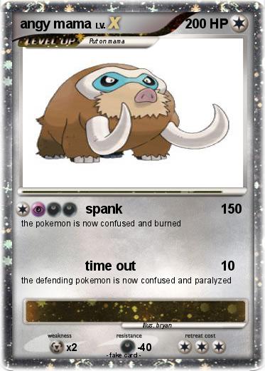 Pokemon angy mama
