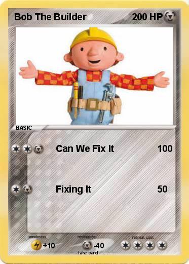 Pokemon Bob The Builder