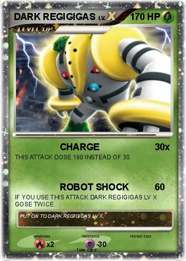Pokemon DARK REGIGIGAS