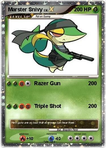 Pokemon Marster Snivy