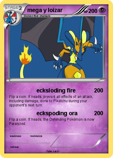 Pokemon mega y loizar