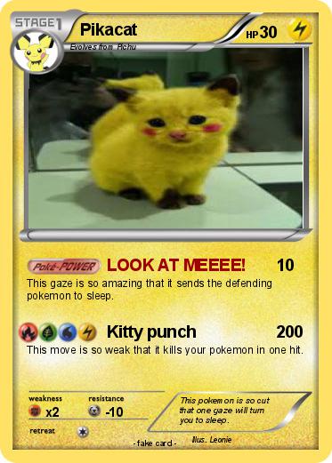 Pokemon Pikacat
