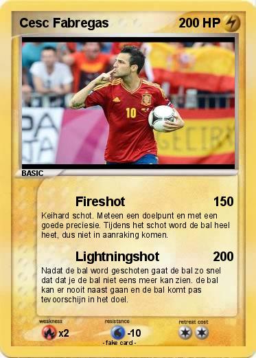 Pokemon Cesc Fabregas