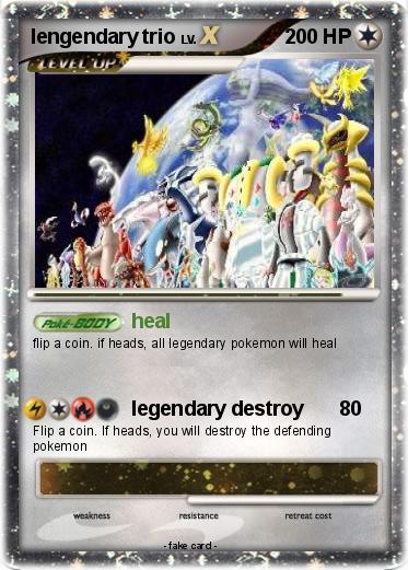 Pokemon lengendary trio