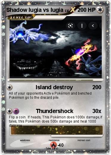 Pokemon Shadow lugia vs lugia