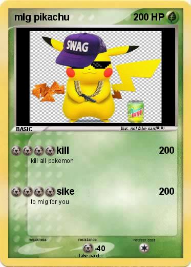 Pokemon mlg pikachu