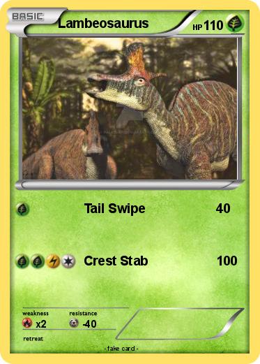 Pokemon Lambeosaurus