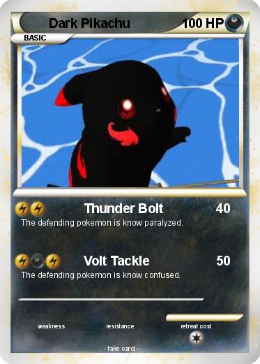Pokemon Dark Pikachu