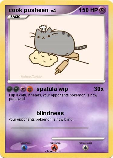 Pokemon cook pusheen