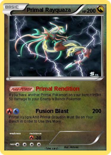 Pokemon Primal Rayquaza