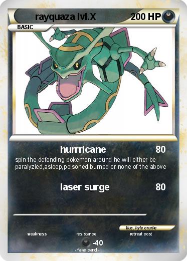 Pokemon rayquaza lvl.X