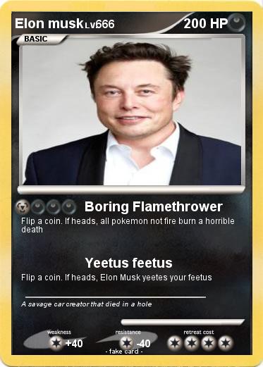 Pokemon Elon musk