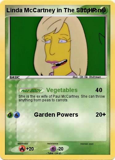 Pokemon Linda McCartney in The Simpsons