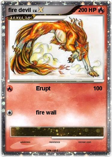 Pokemon fire devil