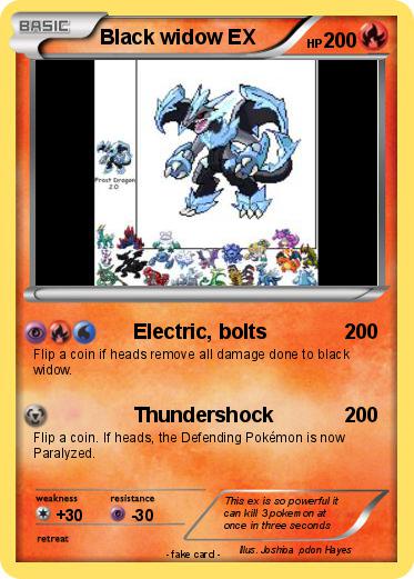 Pokemon Black widow EX