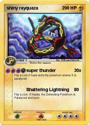 Pokemon shiny rayquaza