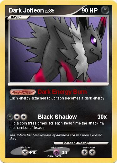 Pokemon Dark Jolteon