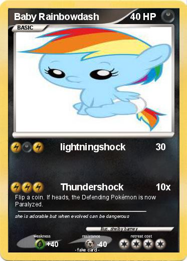 Pokemon Baby Rainbowdash