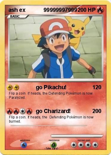 Pokemon ash ex            99999997999