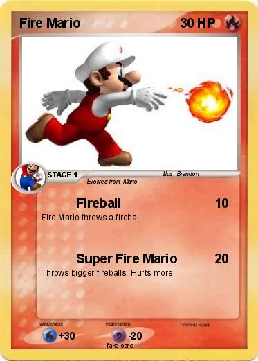 Pokemon Fire Mario
