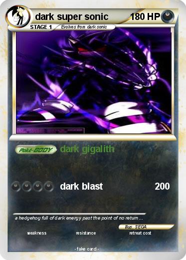 Pokemon dark super sonic