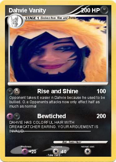 Pokemon Dahvie Vanity