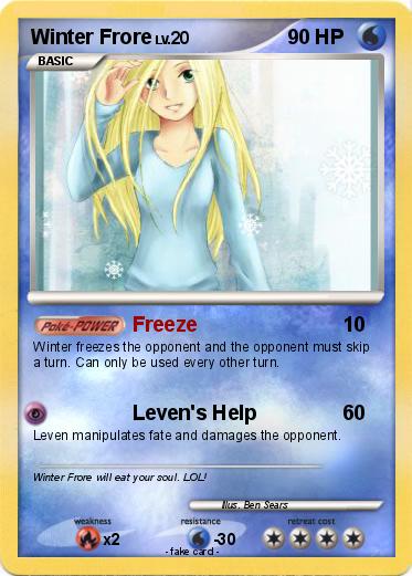 Pokemon Winter Frore