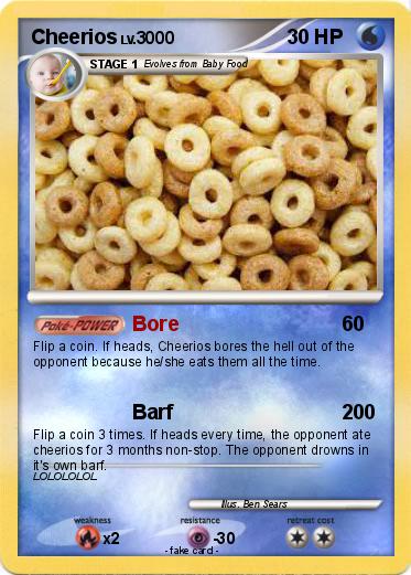 Pokemon Cheerios