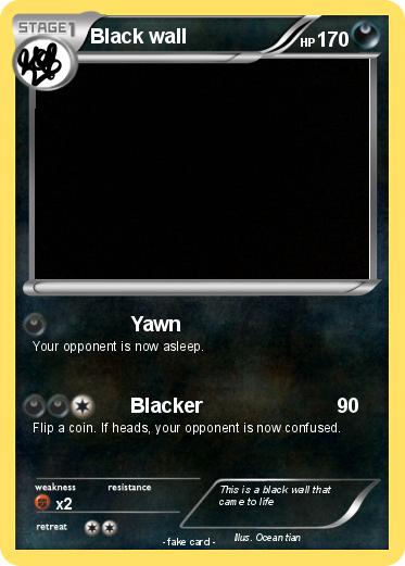 Pokemon Black wall