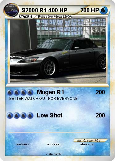 Pokemon S2000 R1 400 HP