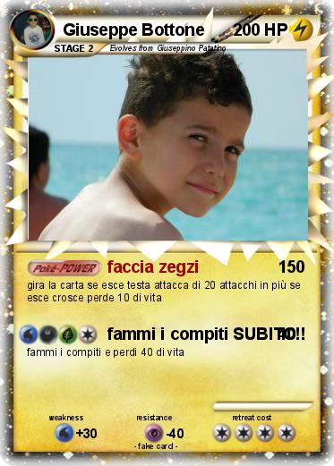 Pokemon Giuseppe Bottone