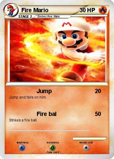 Pokemon Fire Mario