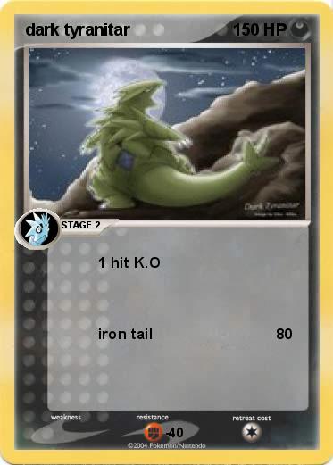 Pokemon dark tyranitar