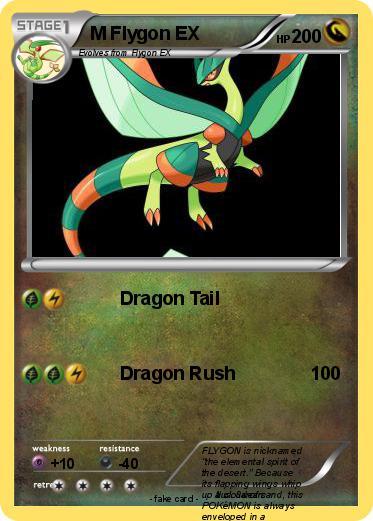 Pokemon M Flygon EX