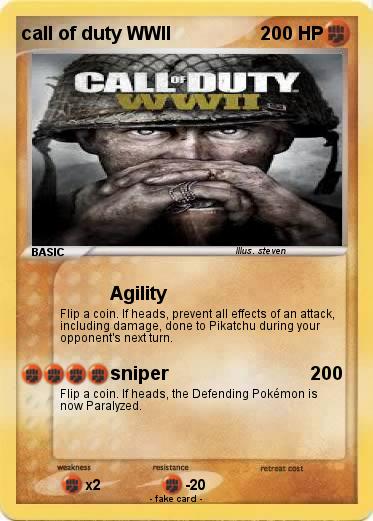 Pokemon call of duty WWII