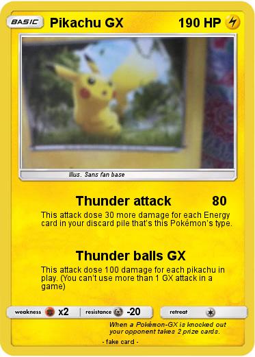 Pokemon Pikachu GX