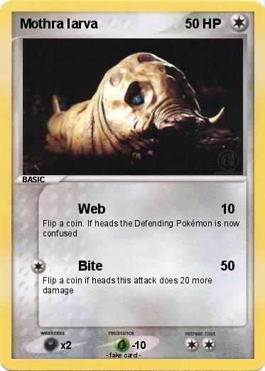 Pokemon Mothra larva